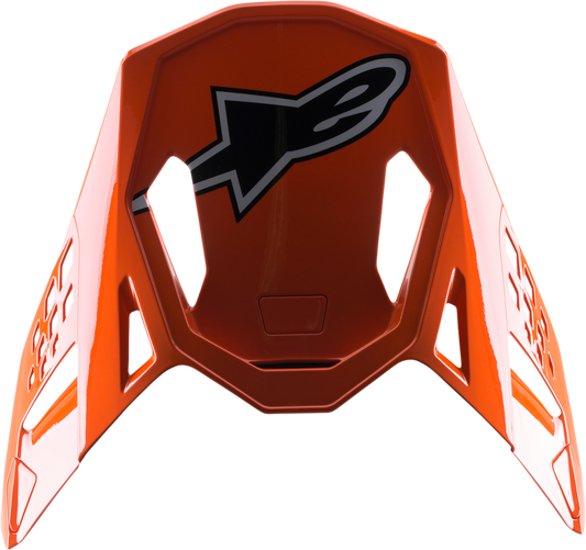 Visera ALPINESTARS Supertech M8 - Fábrica - Azul/Naranja Fluo/Amarillo Fluo 8982222-7445 