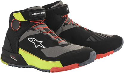 ALPINESTARS CR-X Drystar® Shoes - Black/Red/Yellow Fluorescent - US 13 2611820153813