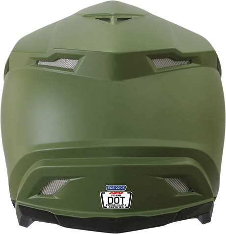 AFX FX-19R Helmet - Matte Olive - XL 0110-7043