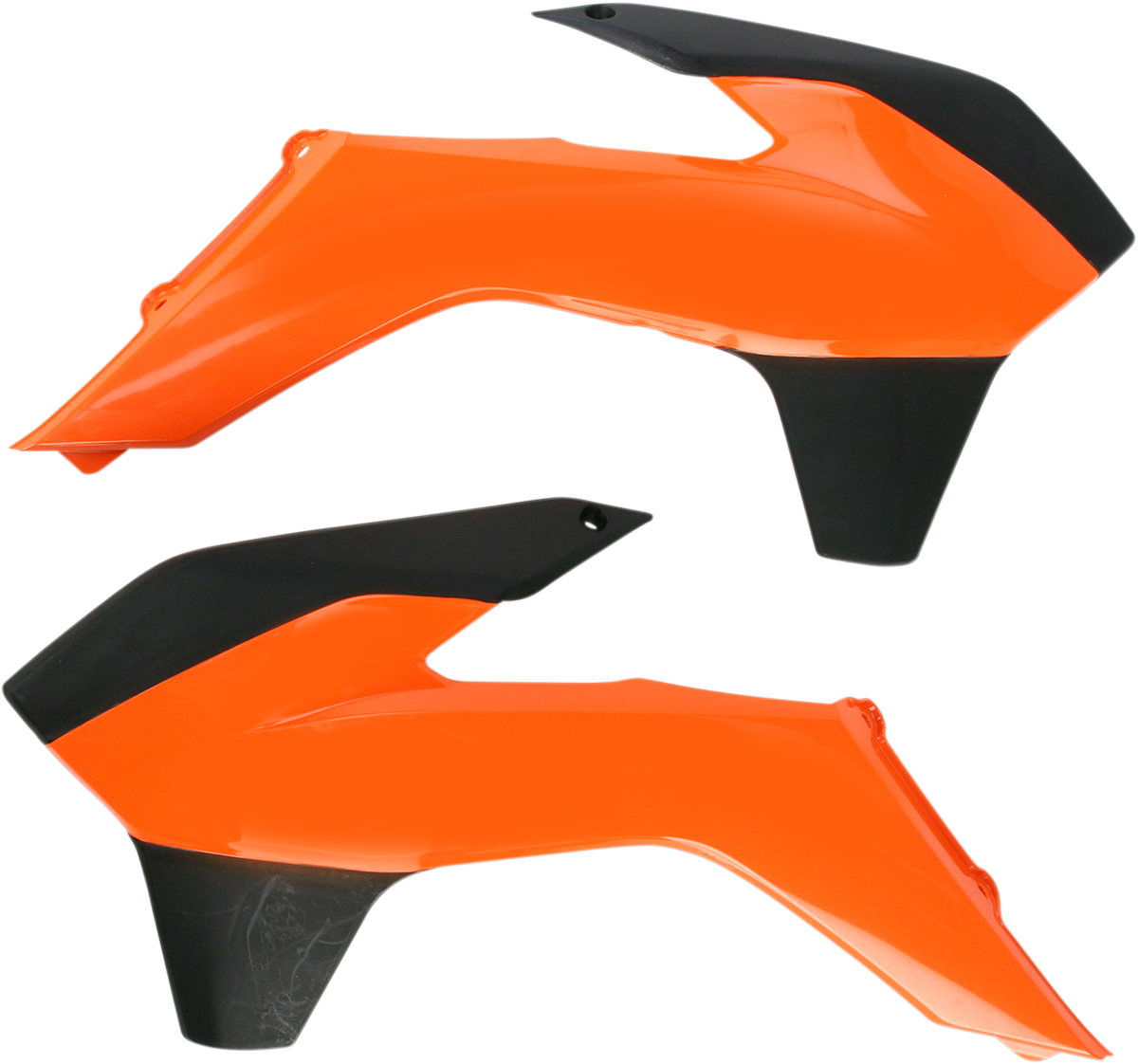 ACERBIS Radiator Shrouds - Orange/Black 2314251008