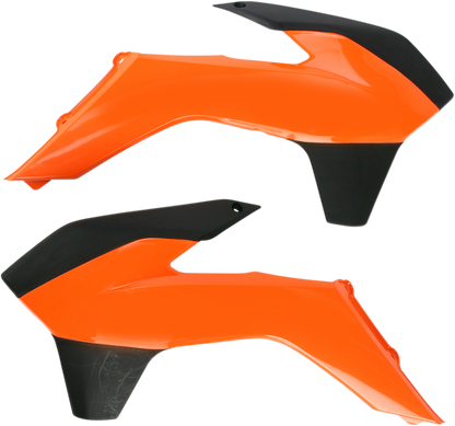 ACERBIS Radiator Shrouds - Orange/Black 2314251008