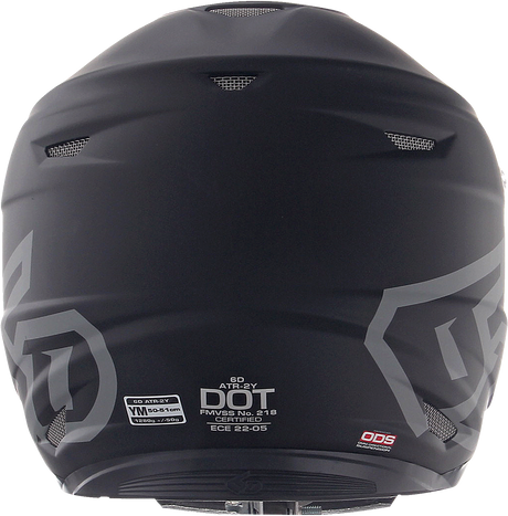 6D ATR-2Y Helmet - Matte Black - Small 11-5600