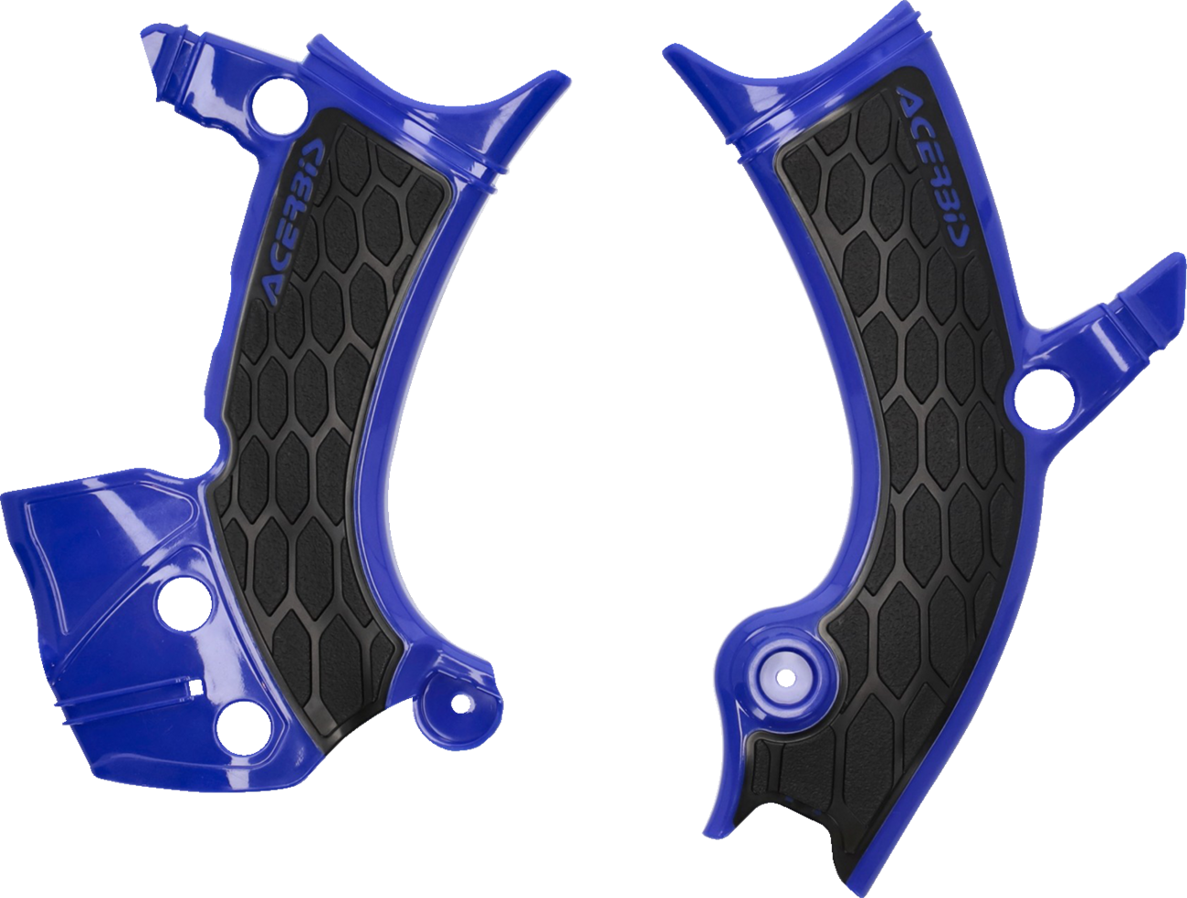 ACERBIS X-Grip Frame Guards - Blue/Black - YZ 250F/450F 2981441034