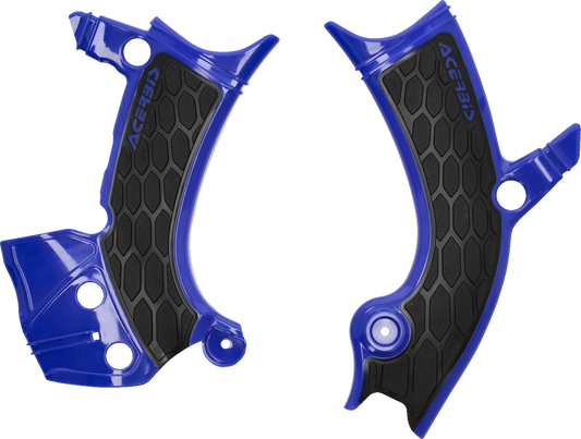 ACERBIS X-Grip Frame Guards - Blue/Black - YZ 250F/450F 2981441034