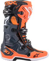 Botas ALPINESTARS Tech 10 - Naranja fluorescente/Gris frío - US 8 2010020-9040-8 