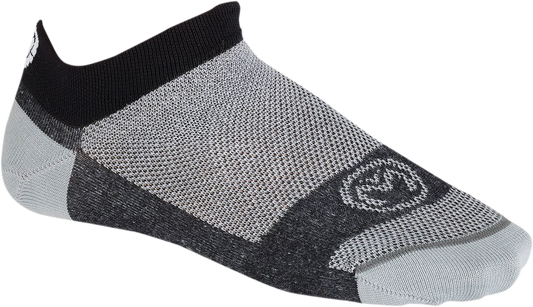 MOOSE RACING Casual Low Socks - Black/Gray - S/M 3431-0603