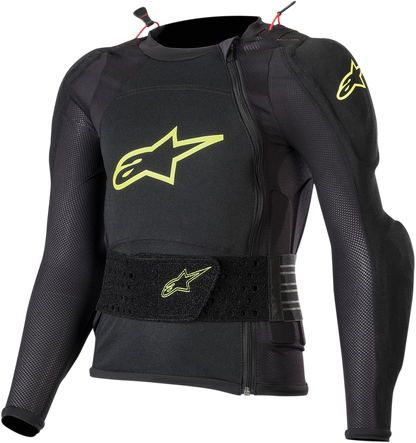 ALPINESTARS Youth Bionic Plus Protection Jacket - Black/Fluo Yellow - Small/Medium 6545620-155-S/M