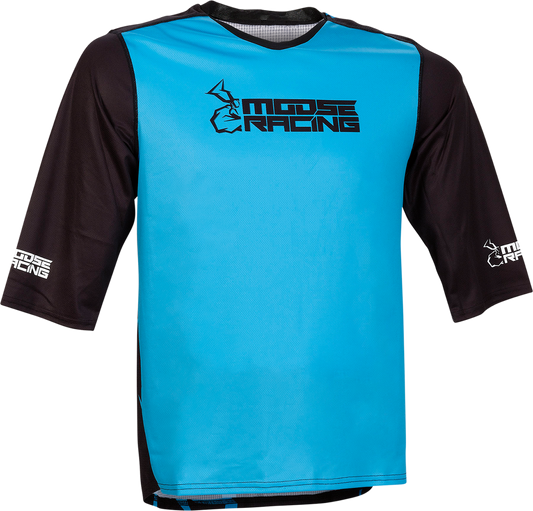 MOOSE RACING MTB Jersey - 3/4 Sleeve - Blue - 2XL 5020-0254