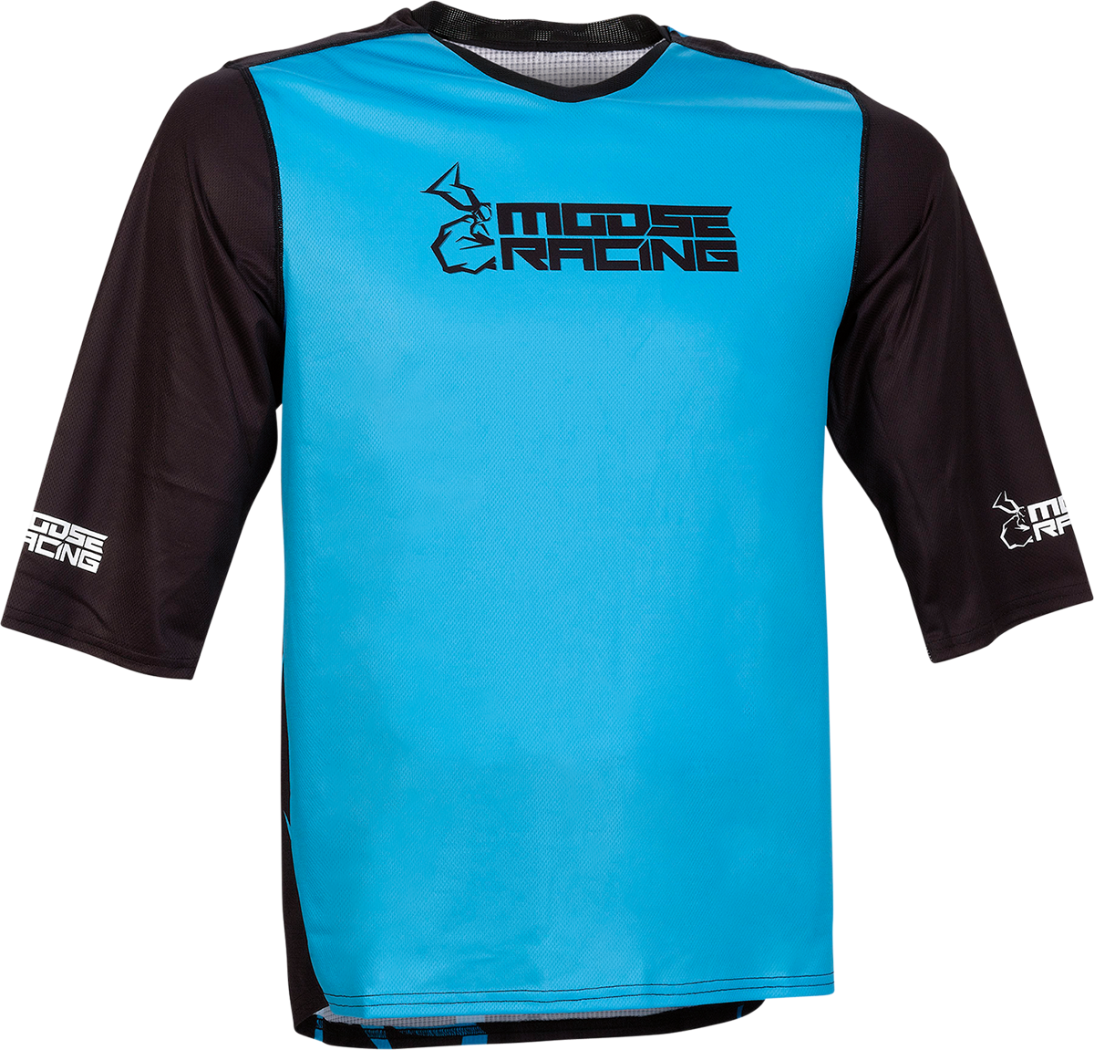 Camiseta de MTB MOOSE RACING - Manga 3/4 - Azul - Pequeña 5020-0250 