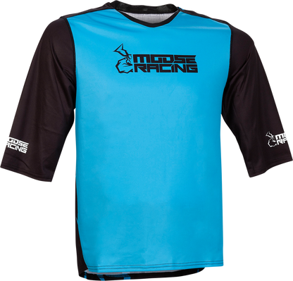 Camiseta de MTB MOOSE RACING - Manga 3/4 - Azul - Pequeña 5020-0250 
