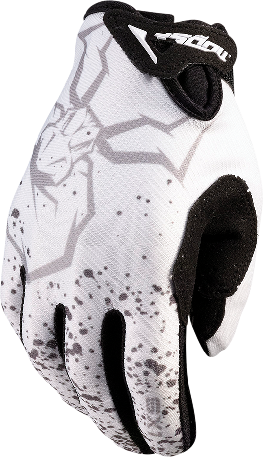 Guantes MOOSE RACING Youth SX1™ - Blanco - Mediano 3332-1695 