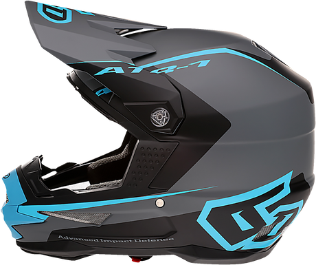 6D ATR-1 Helmet - Stealth - Cyan - XL 10-4628