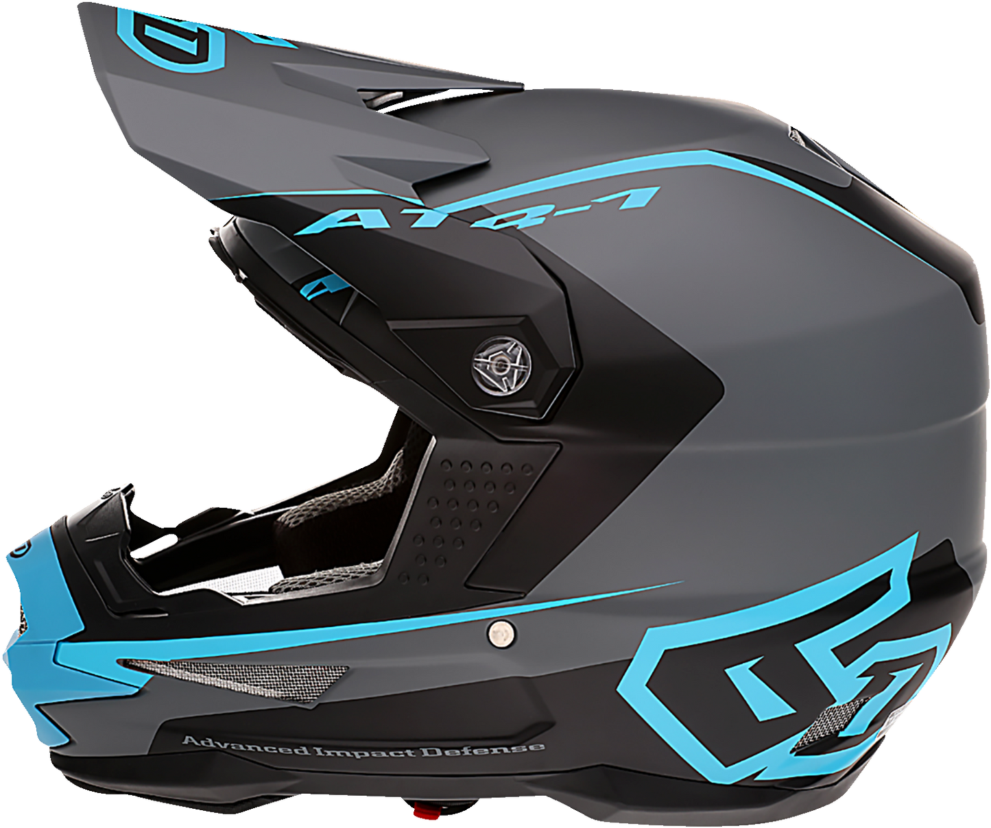 6D ATR-1 Helmet - Stealth - Cyan - XS 10-4624