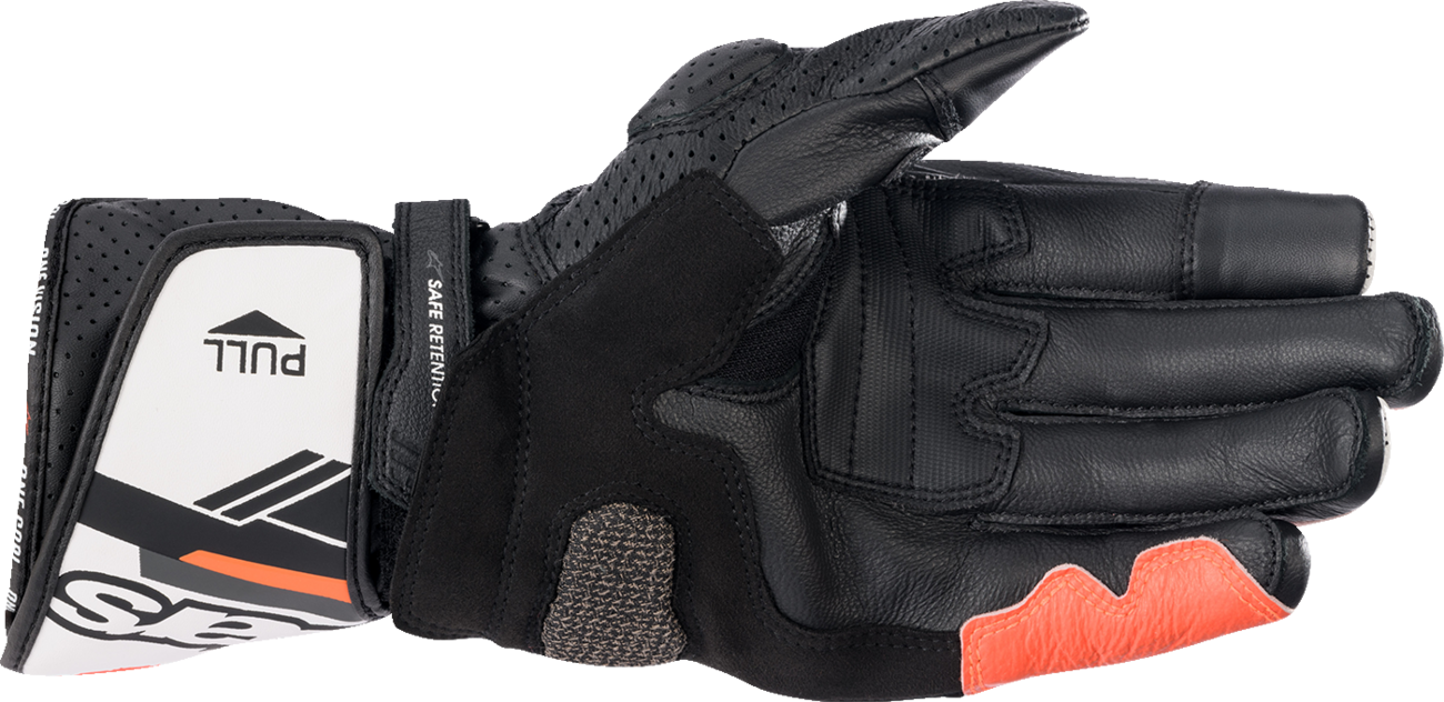 ALPINESTARS SP-8 V3 Gloves - Black/White/Fluo Red - Small 3558321-1231-S