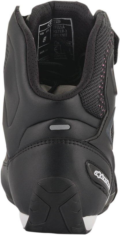 Zapatos ALPINESTARS Stella Faster-3 Rideknit - Negro/Amarillo/Rosa - US 9.5 251052014400 