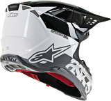 ALPINESTARS Supertech M8 Helmet - Radium - MIPS - White/Black/Mid Gray Glossy - XS 8301519-2182-XS
