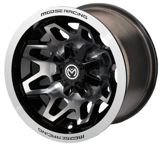 MOOSE UTILITY Wheel - 416X - Rear - Machined Black - 14x8 - 4/110 - 4+4 416M148110GBMF4