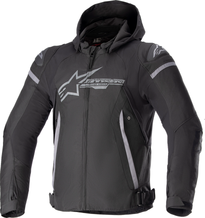 ALPINESTARS Zaca Waterproof Jacket - Black/Gray - Small 3206423-111-S