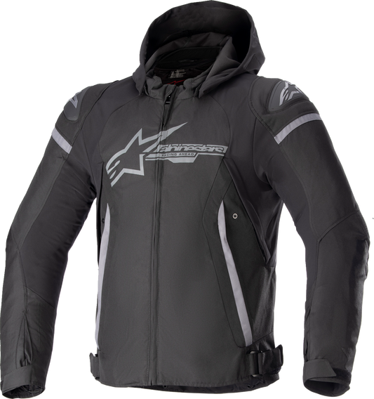 ALPINESTARS Zaca Waterproof Jacket - Black/Gray - Small 3206423-111-S