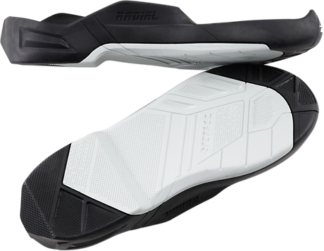 Suelas de repuesto para botas radiales THOR - Negro/Blanco - Talla 7-8 3430-0895 