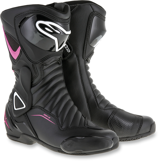 ALPINESTARS SMX-6 v2 Vented Boots - Black/Pink/White - US 8.5 / EU 40 2223117-1132-40