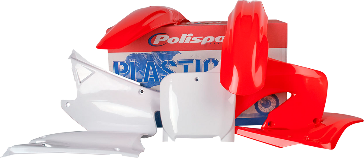 POLISPORT Body Kit - Complete - OEM Red/White - CR 125R/250R 90081