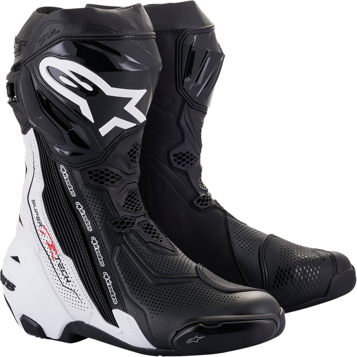 ALPINESTARS Supertech V Boots - Black/White - US 9 / EU 43 2220121-12-43