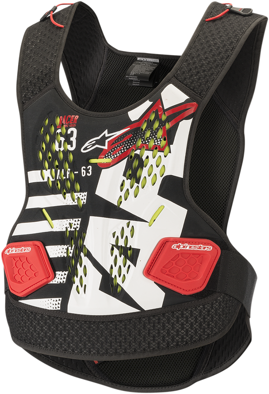 ALPINESTARS Sequence Chest Guard - Black/White/Red - XS/S 6701819-123-XSS