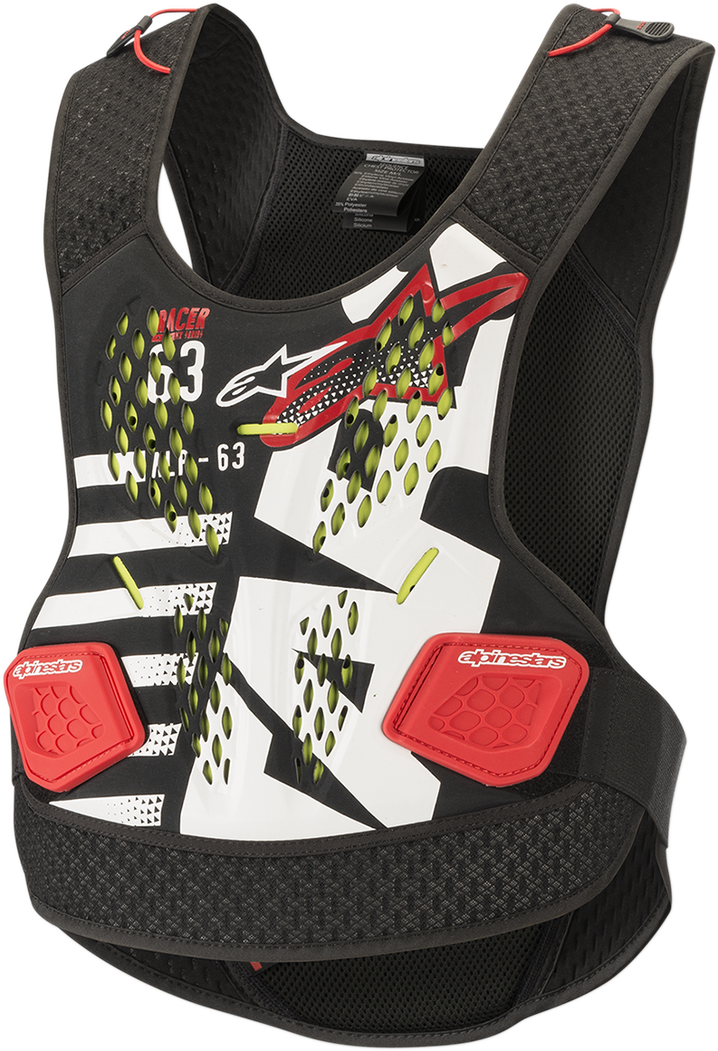 ALPINESTARS Sequence Chest Protector - Black/White/Red - XL/2XL 6701819-123-XLX