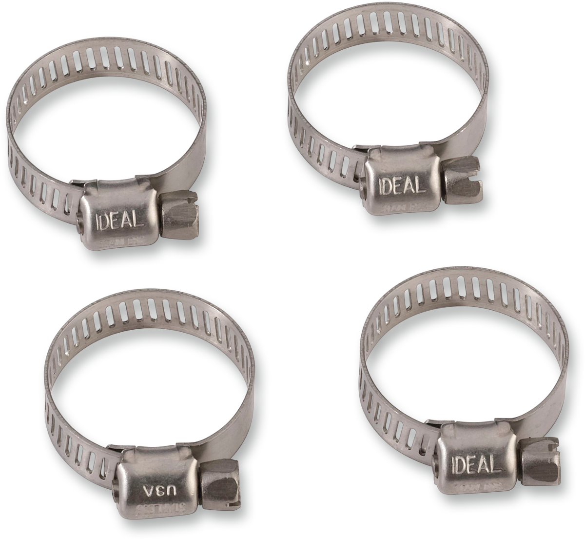 MOOSE RACING Clamp Hose - Stainless Steel - 13-38 mm - 4-Pack 114-6416