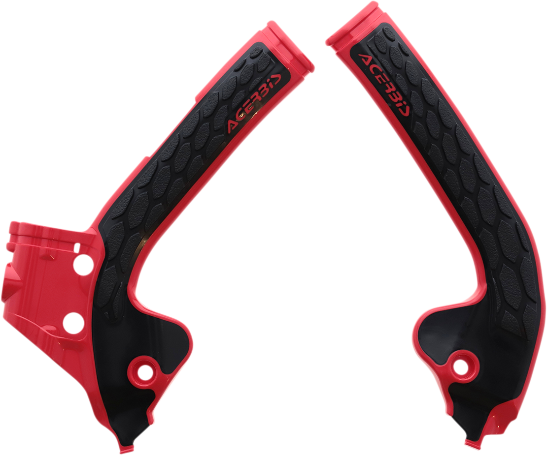 ACERBIS X-Grip Frame Guards - Red/Black 2686041018