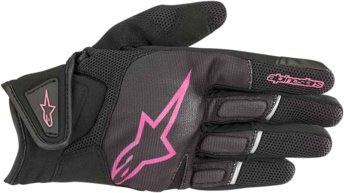 ALPINESTARS Stella Atom Gloves - Black/Fuchsia - Small 3594018-1039-S