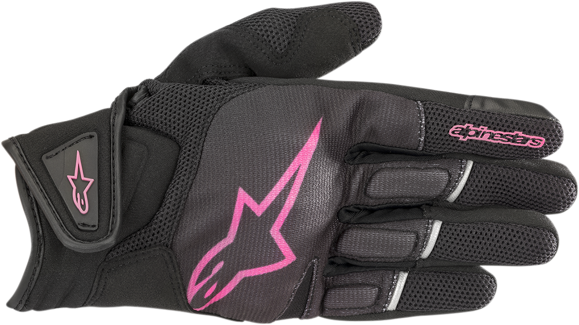 ALPINESTARS Stella Atom Gloves - Black/Fuchsia - Large 3594018-1039-L