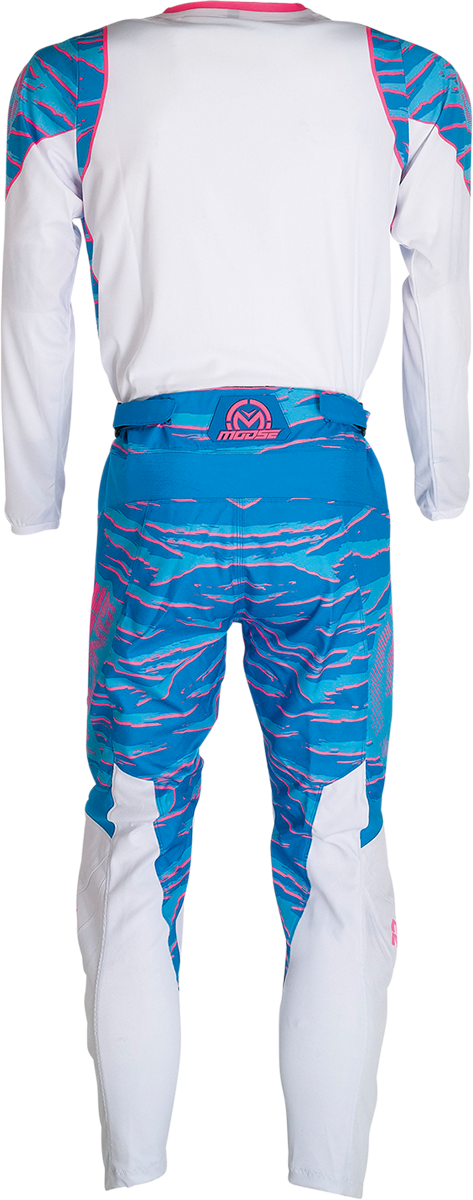 MOOSE RACING Qualifier Jersey - Blue/Pink - 2XL 2910-6954