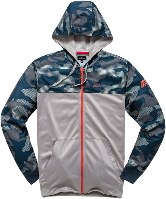 ALPINESTARS Reckon Zip Hoodie - Camo Navy - XL 1210530009071XL