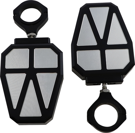 MOOSE RACING Mirror - Side View - Hexagon - Black M60-7009B
