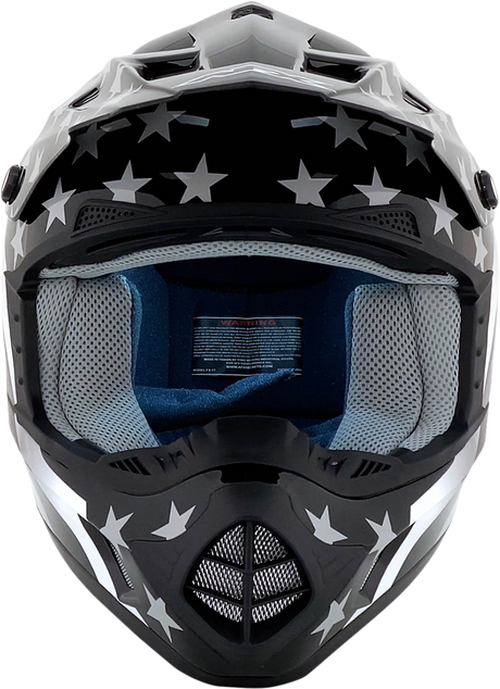 AFX FX-17 Helmet - Flag - Stealth - XL 0110-2366