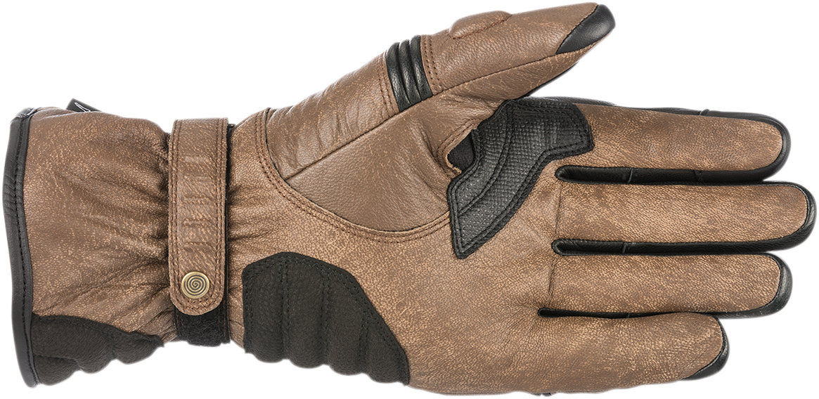ALPINESTARS Café Divine Drystar® Leather Gloves - Brown/Black - 2XL 3528318-82-2X