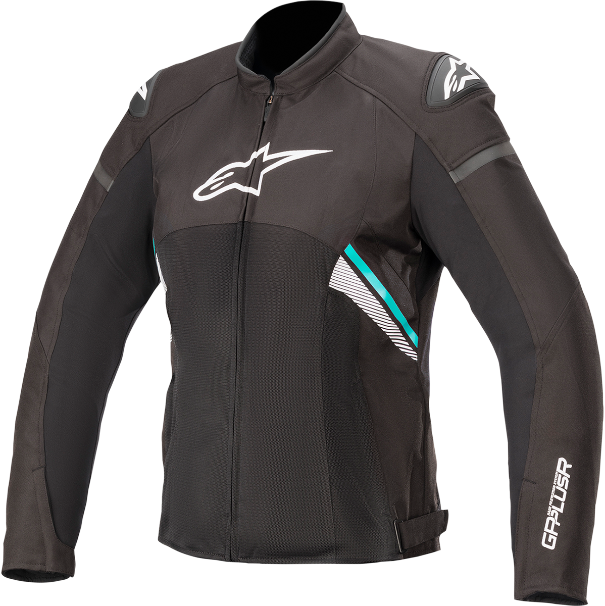 Chaqueta ALPINESTARS Stella T-GP Plus R v3 Air - Negro/Blanco/Verde azulado - XL 33106201270XL