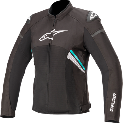 ALPINESTARS Stella T-GP Plus R v3 Air Jacket - Black/White/Teal - Small 33106201270S