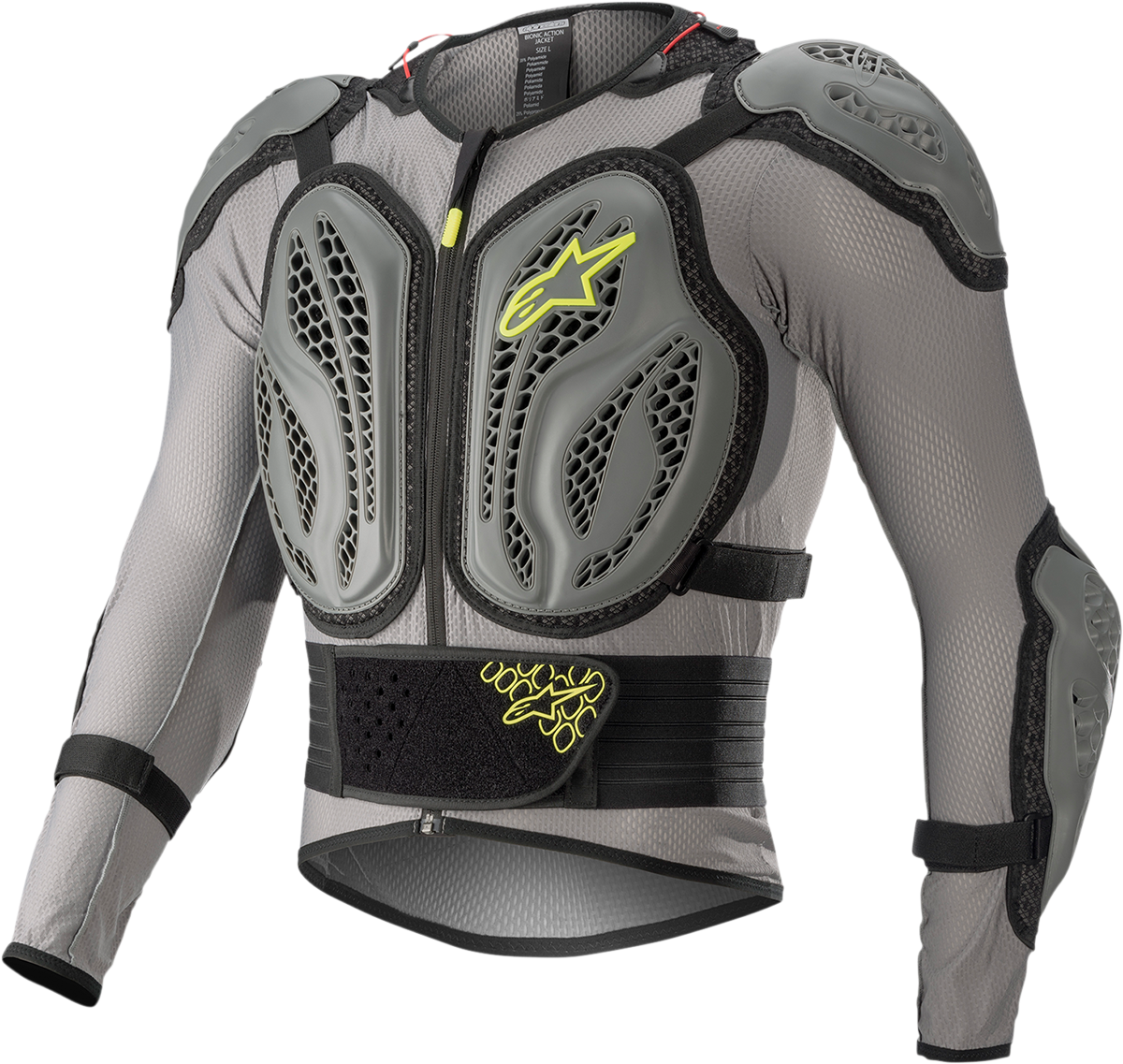 ALPINESTARS Bionic Action Jacket - Gray/Yellow - Medium 6506818-9355-M