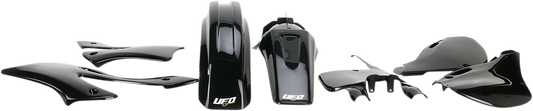 UFO Replacement Body Kit Black KX 125/250 1999-2002 KAKIT200-001