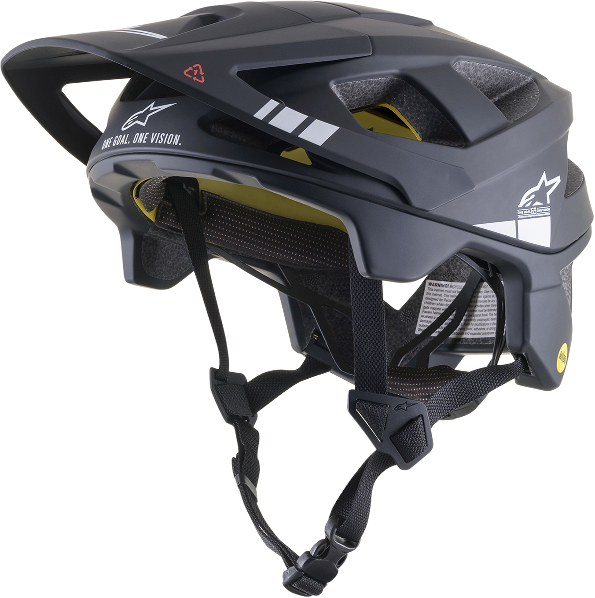 ALPINESTARS Vector Tech Helmet - Black/Light Gray Matte - MIPS® - Medium 8700421-1092-MD