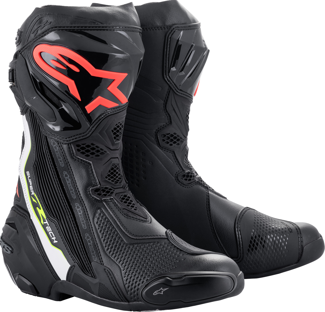 ALPINESTARS Supertech R Boots - Black/Red - US 11.5 / EU 46 2220021-1236-46