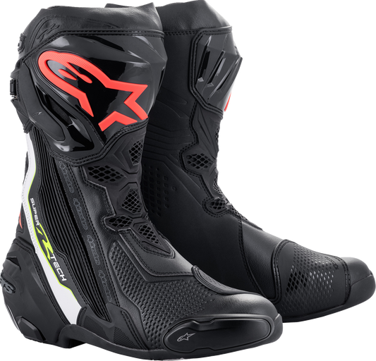 ALPINESTARS Supertech R Boots - Black/Red - US 6 / EU 39 2220021-1236-39