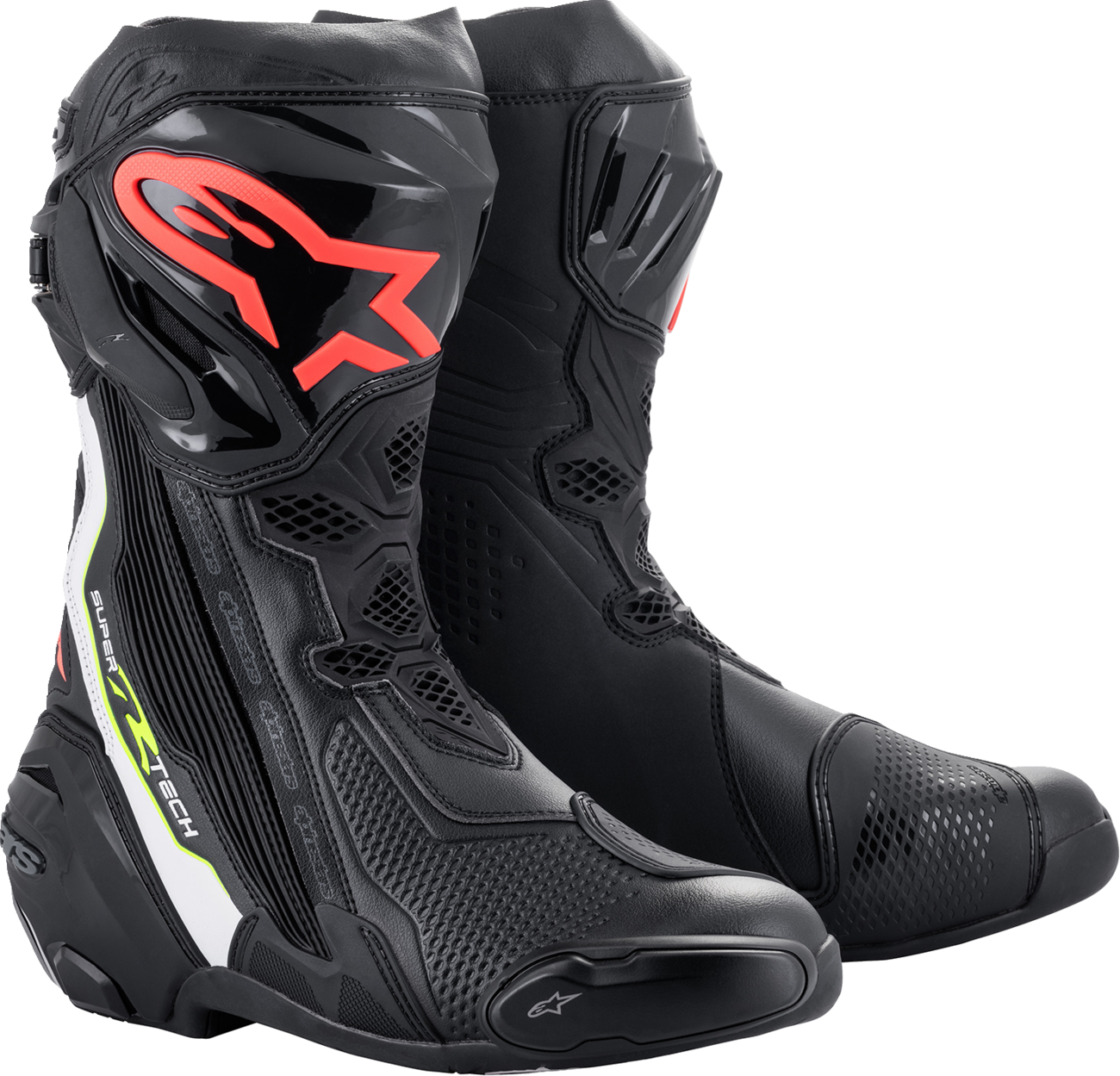 ALPINESTARS Supertech R Boots - Black/Red - US 7.5 / EU 41 2220021-1236-41