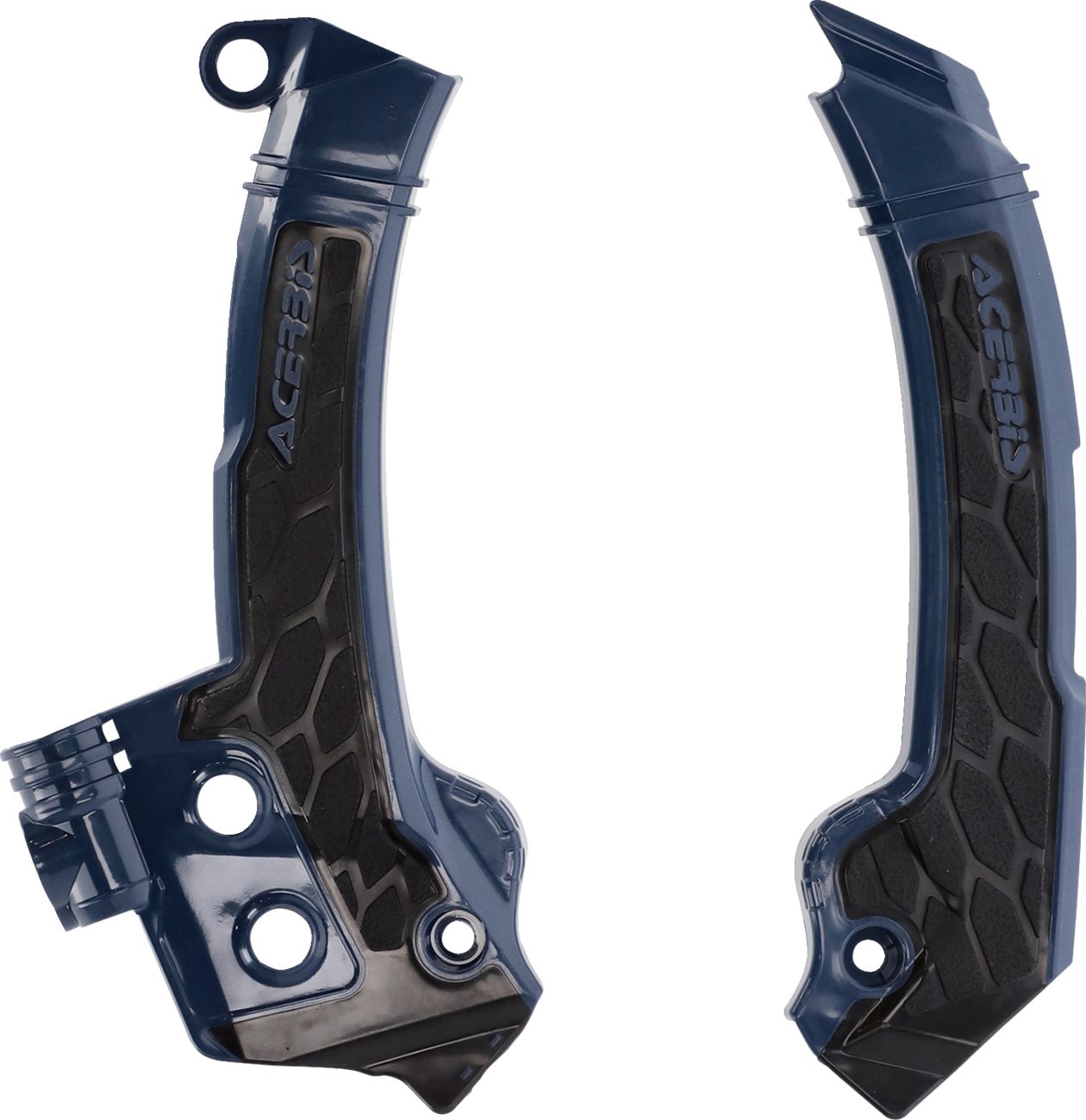 ACERBIS X-Grip Frame Guards - Blue/Black 2979601034