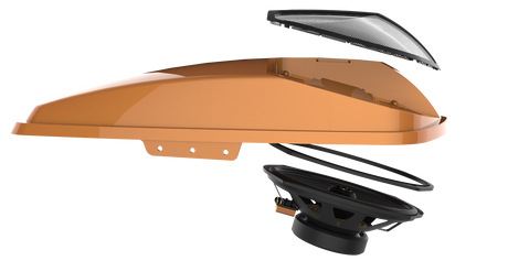 HOGTUNES Speaker Lid - 6"X9" XL Speakers 692-XL LID-RM