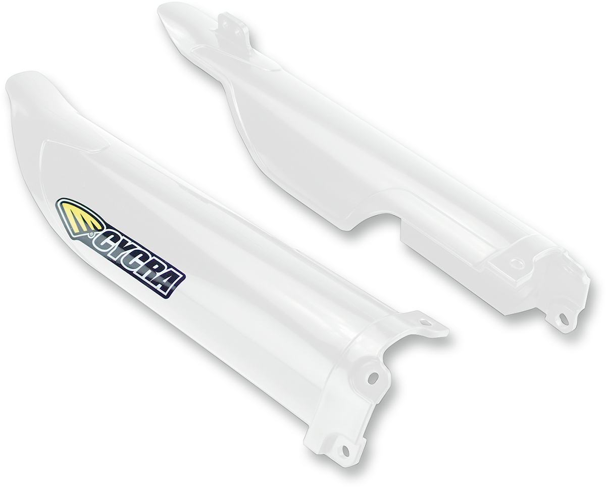 CYCRA Fork Guards - White 1CYC-6903-42