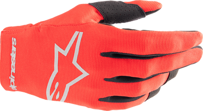 Guantes de radar ALPINESTARS - Rojo Marte/Plata - Grande 3561824-385-L